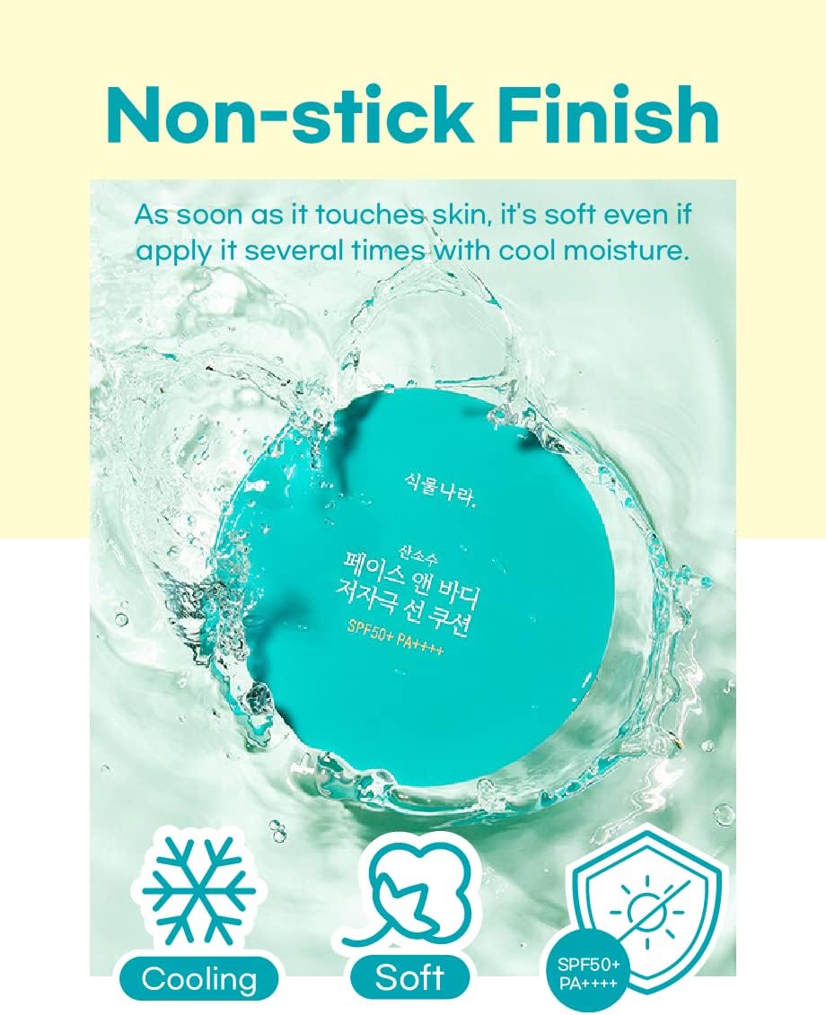Shingmulnara Oxygen Water Face & Body Hypoallergenic Sun Cushion
