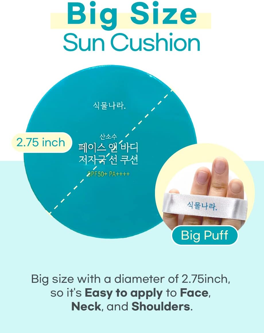 Shingmulnara Oxygen Water Face & Body Hypoallergenic Sun Cushion